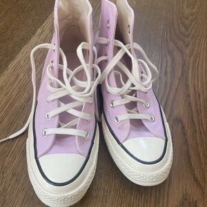 Converse Lavender High-Top Sneakers